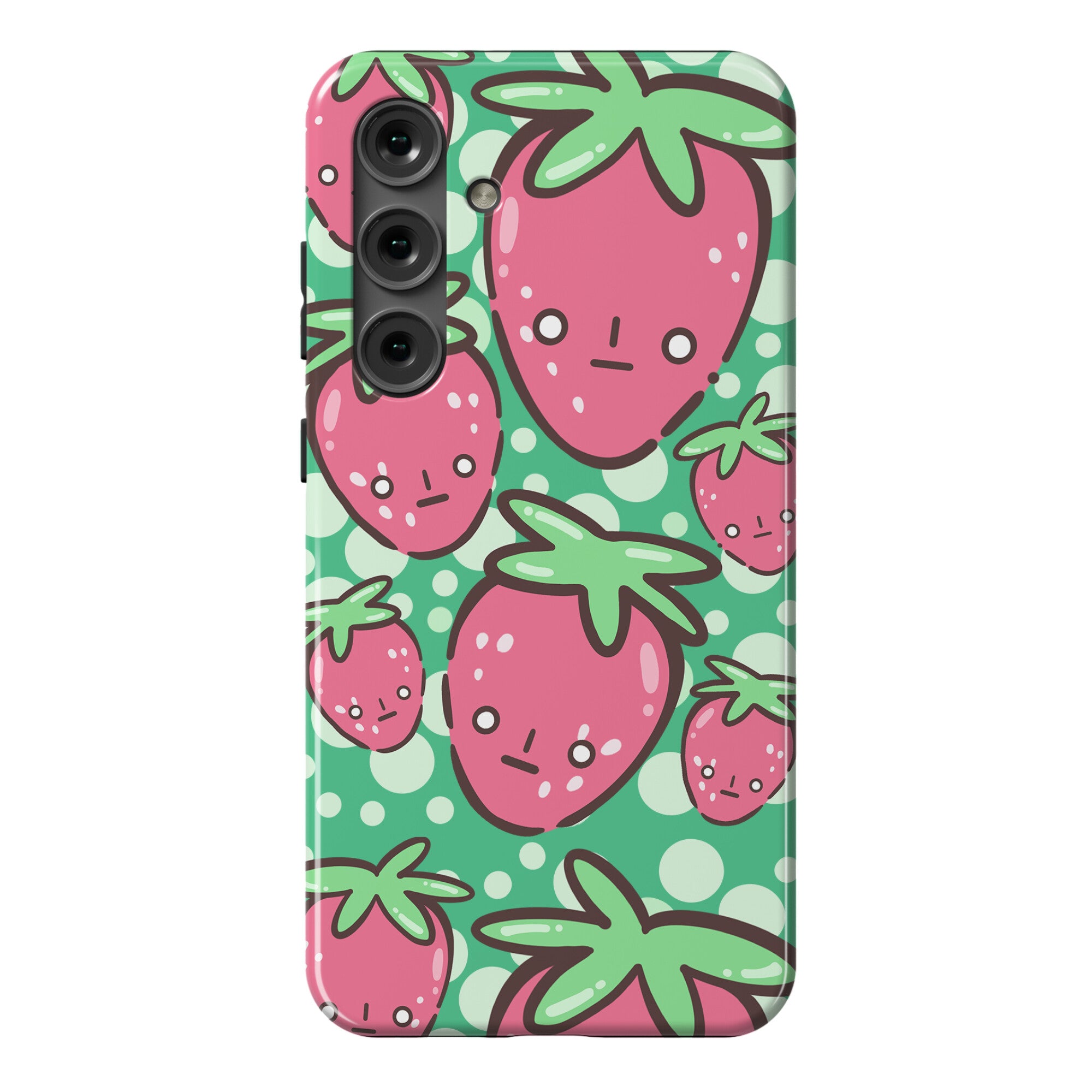 Indifferent Strawberries Phone Case